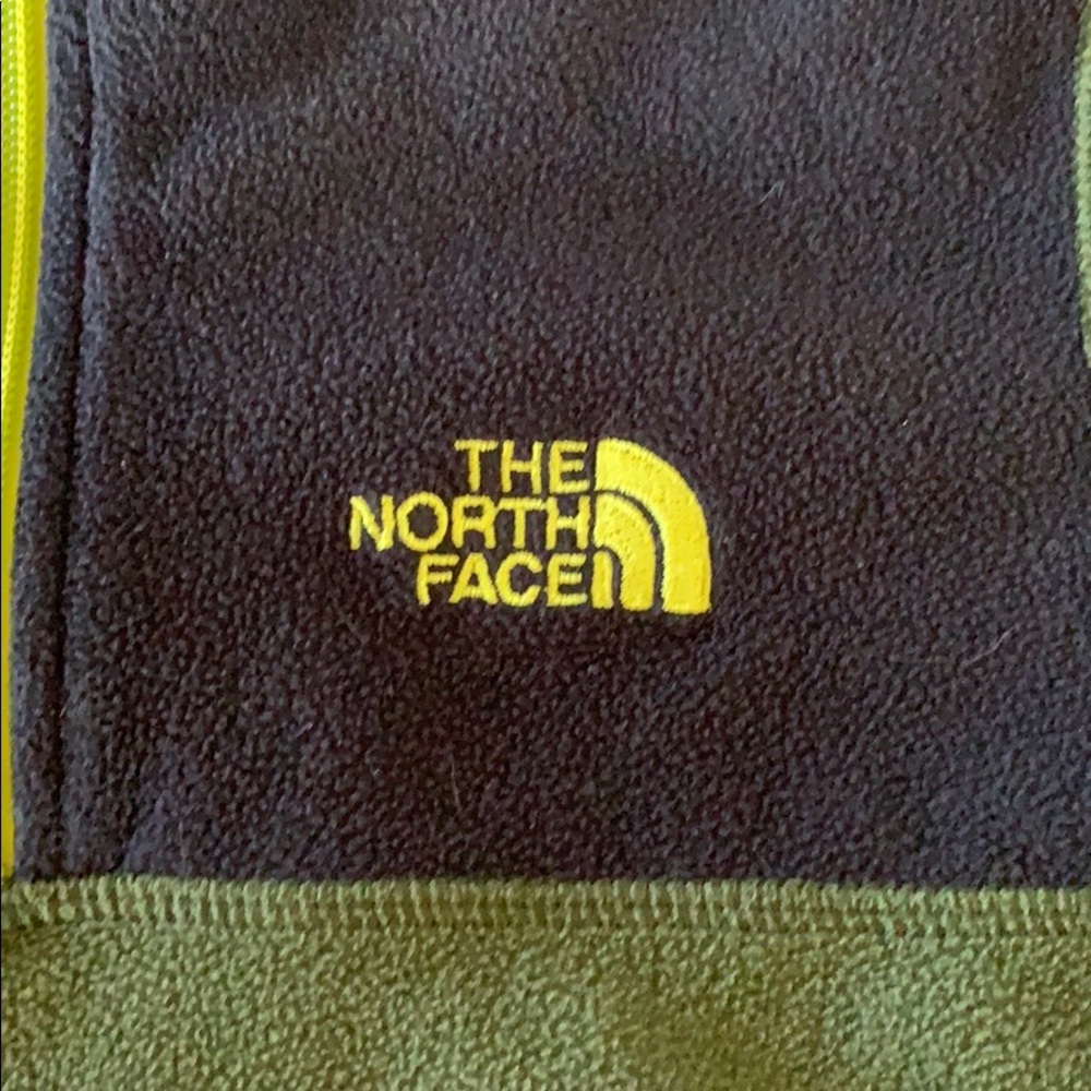 Boys north face 3/4 zip fleece